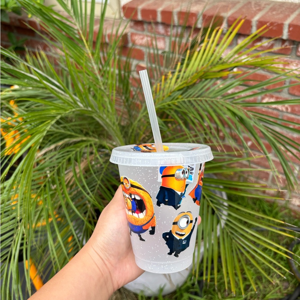 Minions kids custom cup